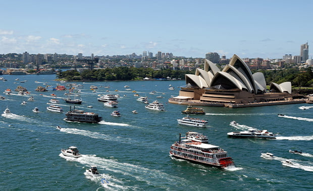 All-Inclusive Australia Day Showboat Lunch Cruise offers the best views of the harbour events.