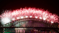 New Year's Eve fireworks display view from Sydney Showboats NYE Fireworks Cruises