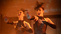 Cabaret dancers performing on Sydney Showboat Christmas Party Cruise| New-York USA