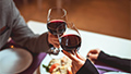 Couples enjoying drinks on the Sydney Showboat Valentine's Day Dinner Cruise